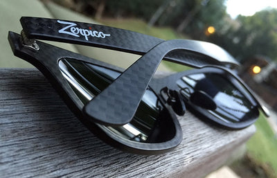 Zerpicos kolfiber solglasögon Kickstarter. 