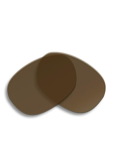 Extra lenses for Eyewood Reinvented sunglasses. This is solid brown.