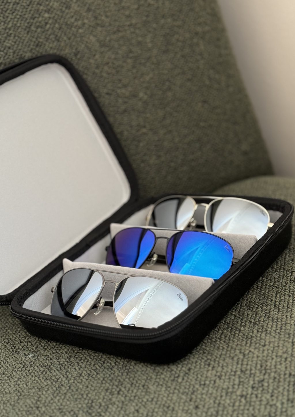 Titanium Aviator solglasögon - sällsynt komplett paket - ett av varje