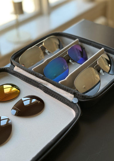Titanium Aviator solglasögon - sällsynt komplett paket - ett av varje