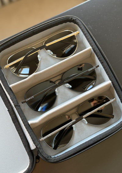 Gafas de sol de aviador de titanio - Super Pack