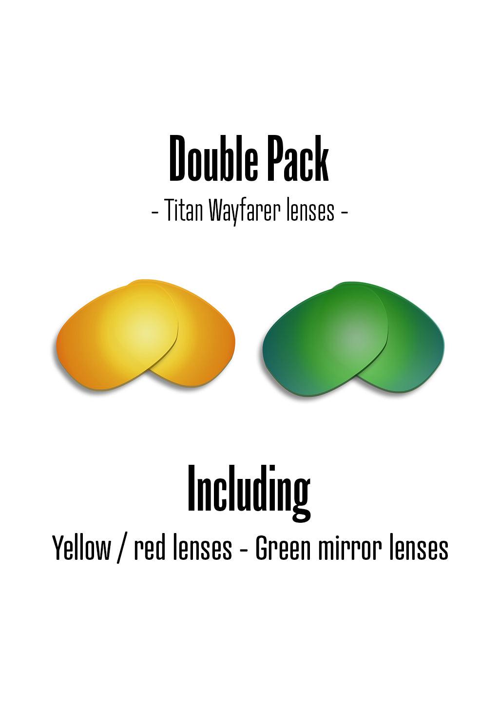 Dubbelpaket - Titan Wayfarer-linser V1
