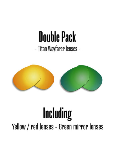Paquete doble - Lentes Titan Wayfarer V1