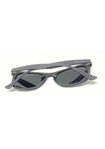 Our carbon fiber sunglasses with details taken in studio.
