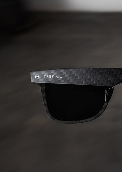 Carbon Fiber Sunglasses - Fibrous V4 - Close up photo showing the details of our carbon fiber.