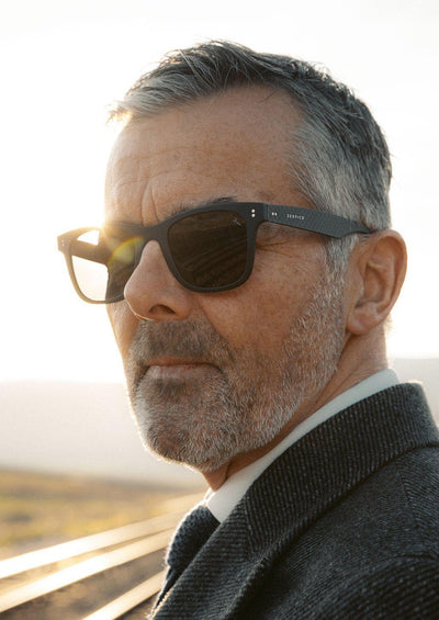 Hybrid - Atom, carbon fiber and acetate sunglasses of the highest quality. On older model.