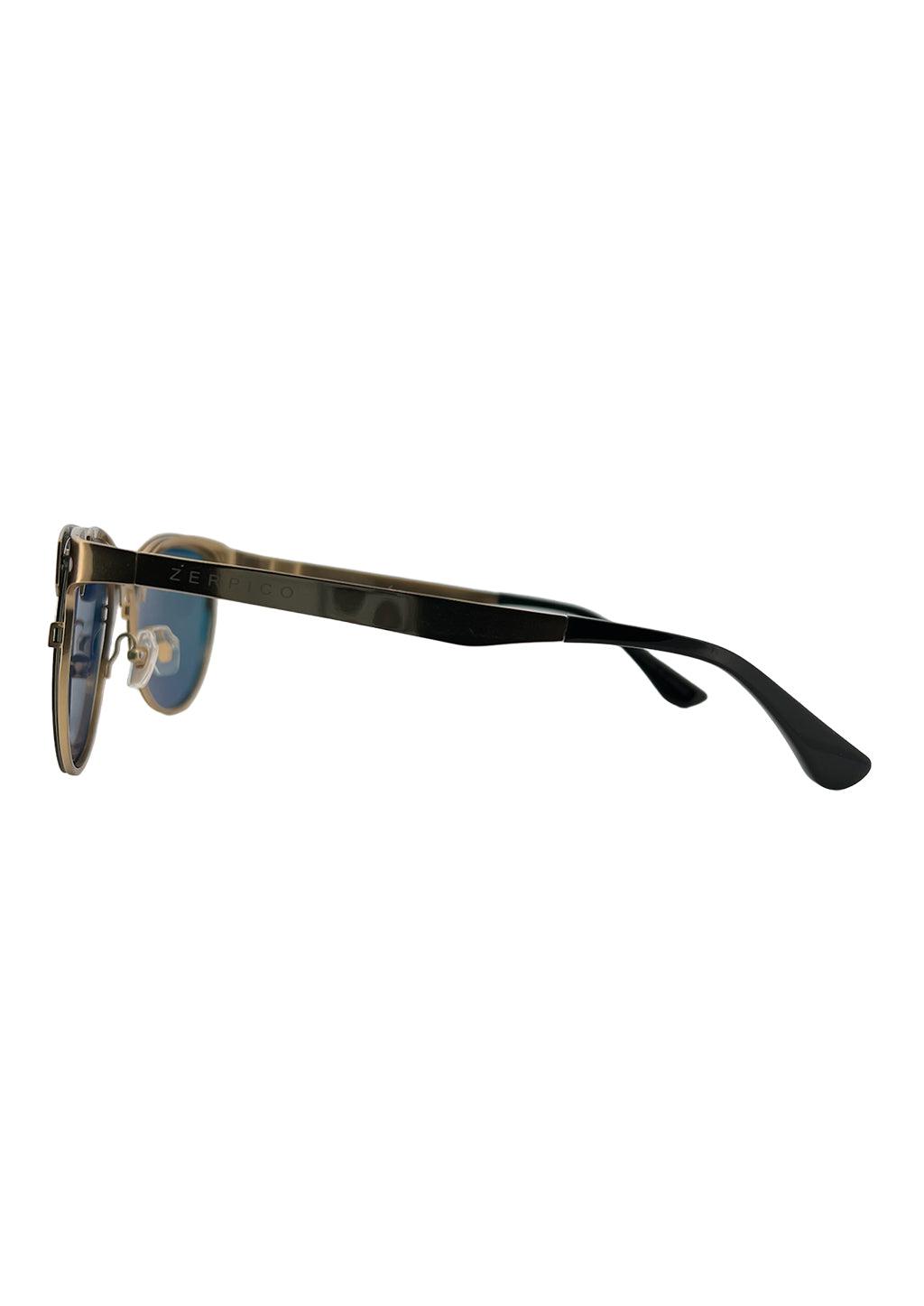 Titanium Clubmasters Sunglasses V2 24K GOLD Plated Zerpico