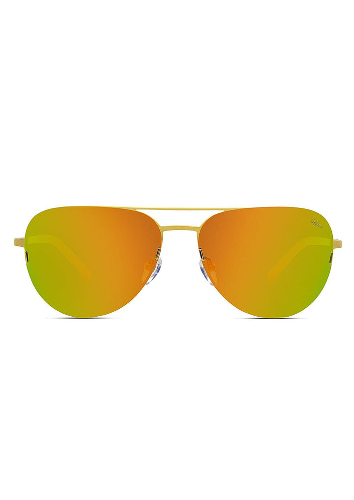 Titanium Aviator Sunglasses V2 24K GOLD Plated Zerpico