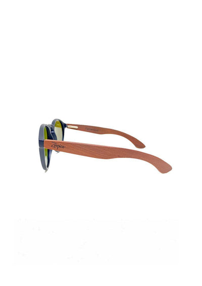 Eyewood Cubs - Lilo - Wooden sunglasses for kids and toddlers. From the side.